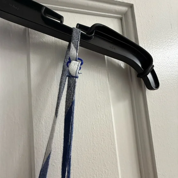 FINAL DAYS! NWOT Blue and White Checkered Strappy Midi Dress by Style and Co, PM - Picture 5 of 5